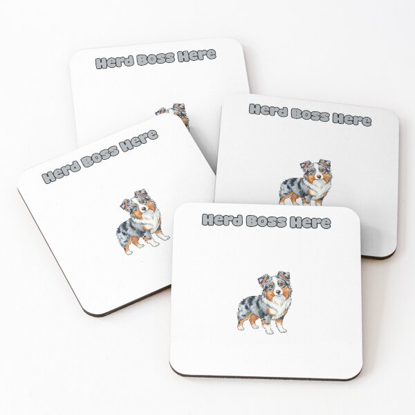 Item preview, Herd Boss Here Funny Australian Shepherd Owner designed and sold by NatureUnleashed.