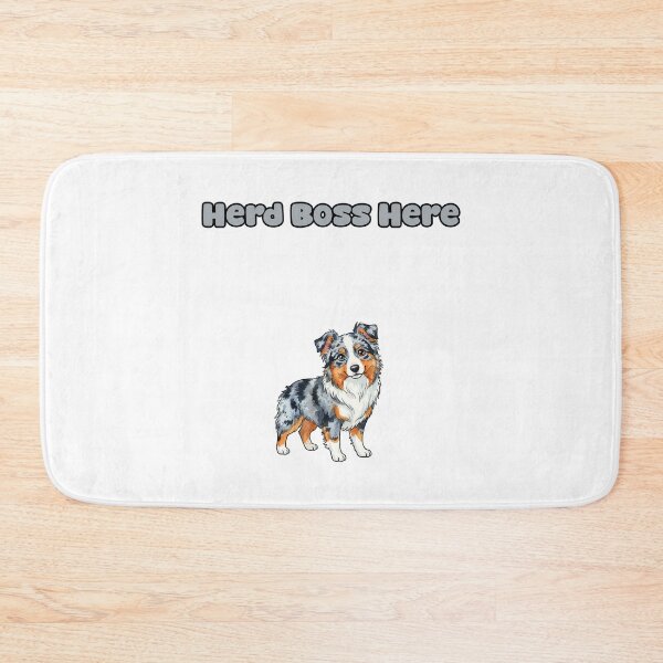 Item preview, Herd Boss Here Funny Australian Shepherd Owner designed and sold by NatureUnleashed.