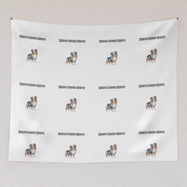 Item preview, Herd Boss Here Funny Australian Shepherd Owner designed and sold by NatureUnleashed.