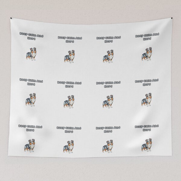 Item preview, Keep Calm And Herd Aussie Dog Lover Herding designed and sold by NatureUnleashed.