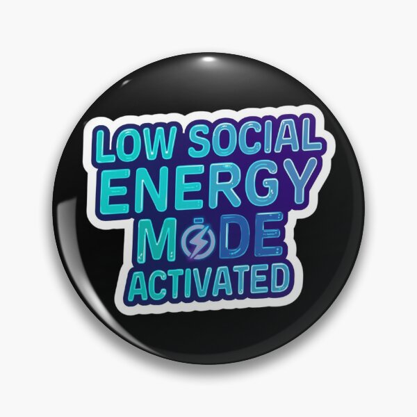 Item preview, Funny Introvert |low social energy| Quotes ver 4| Cute Antisocial Animal Humor for Introverts designed and sold by CosmicNook1.