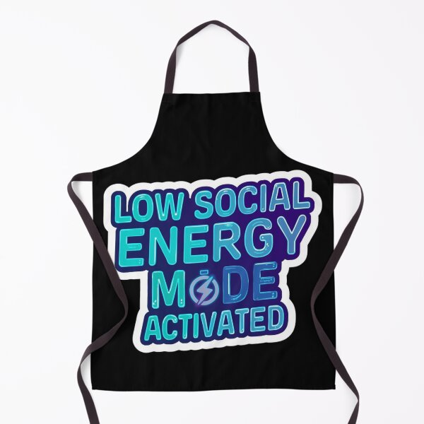 Item preview, Funny Introvert |low social energy| Quotes ver 4| Cute Antisocial Animal Humor for Introverts designed and sold by CosmicNook1.