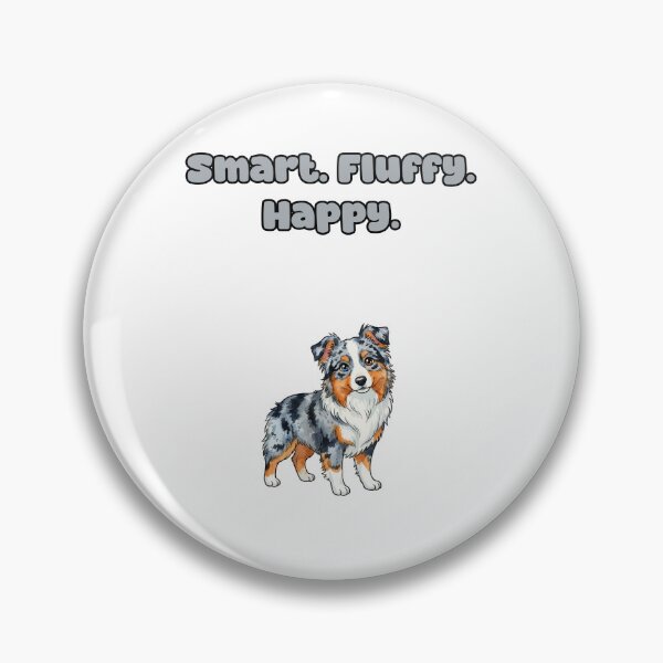 Item preview, Smart Fluffy Happy Aussie Dog Lover Pet Design designed and sold by NatureUnleashed.
