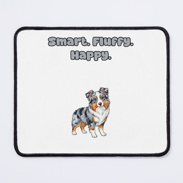 Item preview, Smart Fluffy Happy Aussie Dog Lover Pet Design designed and sold by NatureUnleashed.