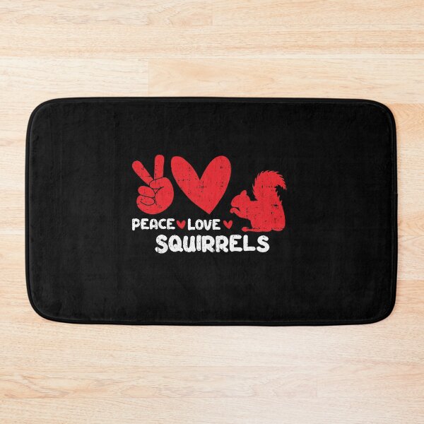 Item preview, Peace - Love - Squirrels Animals lover designed and sold by GabbyKash.
