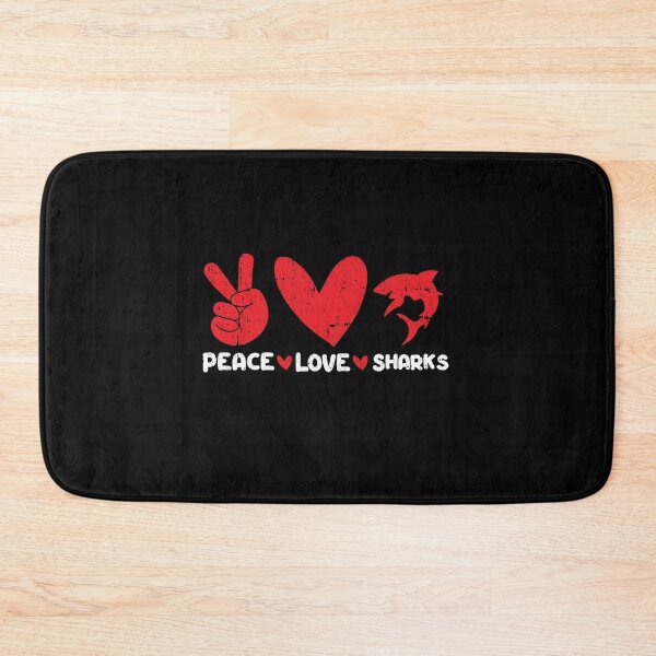 Item preview, Peace - Love - Sharks Animals lover designed and sold by GabbyKash.