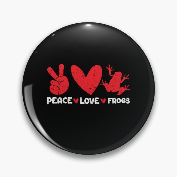 Item preview, Peace - Love - Frogs Animals lover designed and sold by GabbyKash.