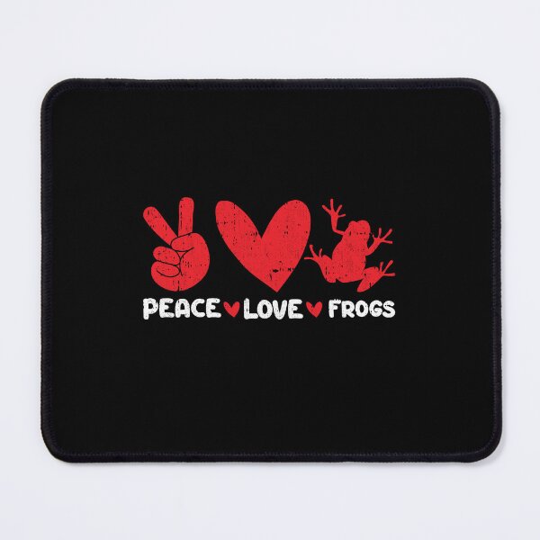 Item preview, Peace - Love - Frogs Animals lover designed and sold by GabbyKash.