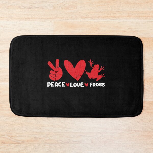 Item preview, Peace - Love - Frogs Animals lover designed and sold by GabbyKash.