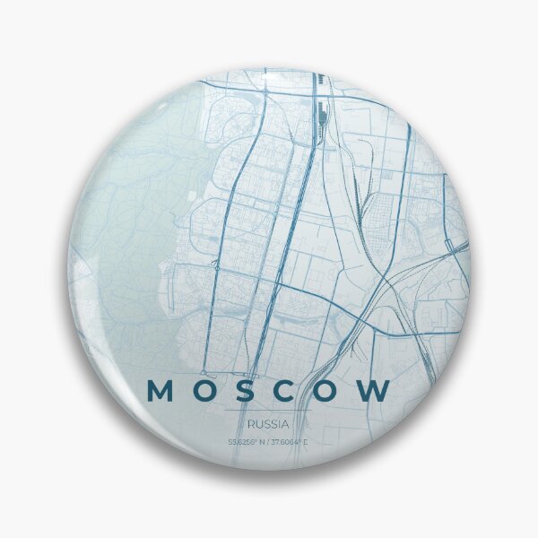 Item preview, Moscow Russia City Map -  Minimalist Wall Art designed and sold by Ordinarytees.