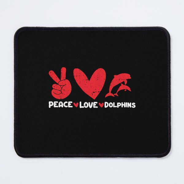 Item preview, Peace - Love - Dolphins Animals lover designed and sold by GabbyKash.