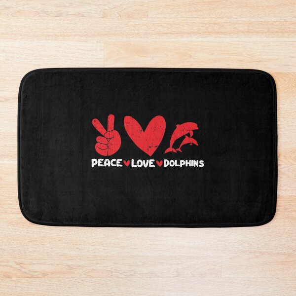 Item preview, Peace - Love - Dolphins Animals lover designed and sold by GabbyKash.
