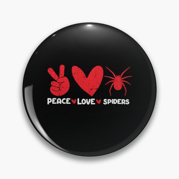 Item preview, Peace - Love - Spiders Animals lover designed and sold by GabbyKash.