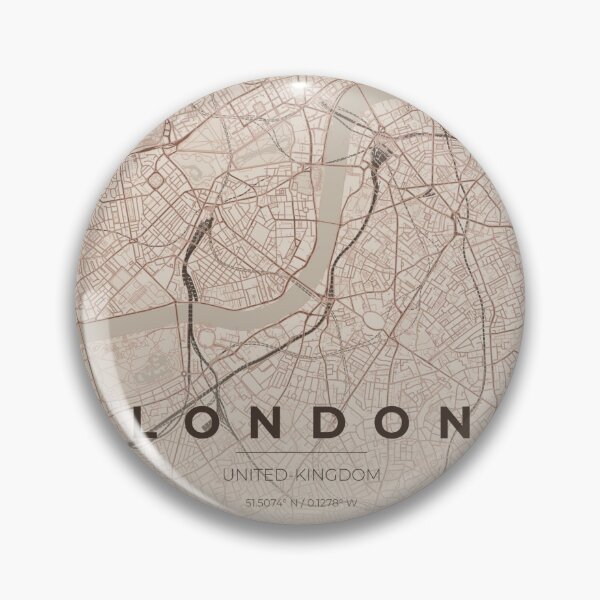 Item preview, London United Kingdom City Map - Minimalist Urban Art designed and sold by Ordinarytees.