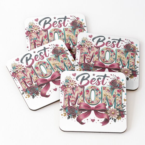 Item preview, Floral Best Mom 3D Text Art - Mother's Day Gift 2026 designed and sold by MyStore2025.