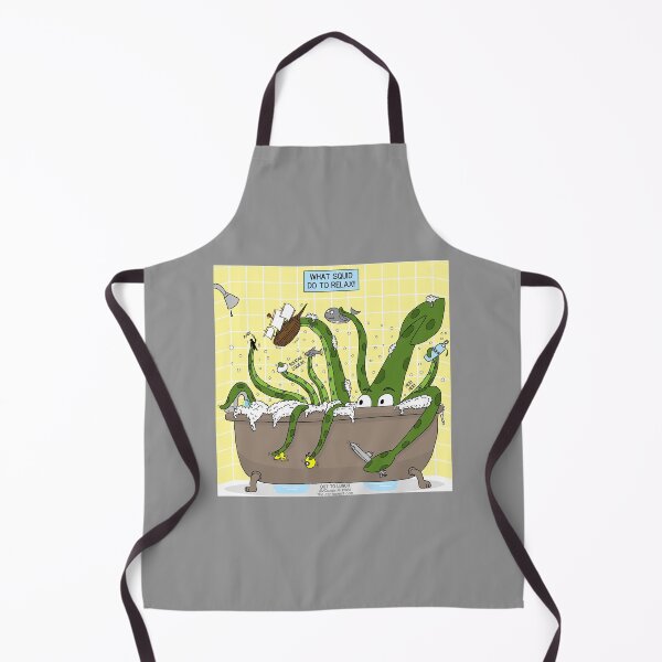 Item preview, Squid Bubble Bath! designed and sold by Out to Lunch Cartoons and More.
