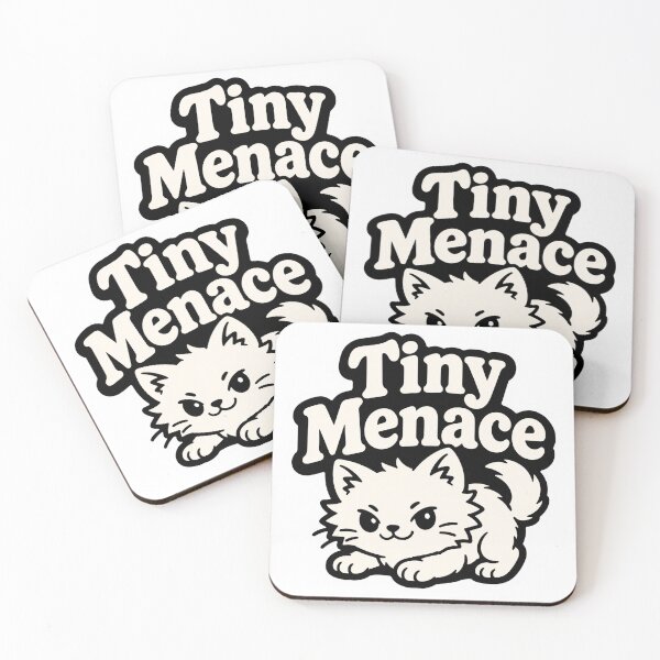 Item preview, Tiny Menace Cat – Funny Cute Kitten Mischief Design designed and sold by EastEndTownie.