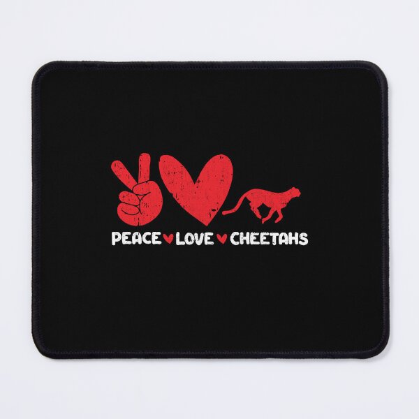 Item preview, Peace - Love - Cheetahs Animals lover designed and sold by GabbyKash.