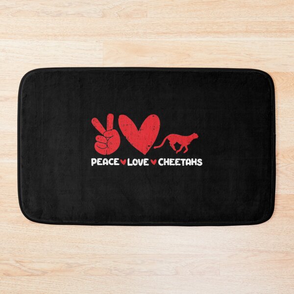 Item preview, Peace - Love - Cheetahs Animals lover designed and sold by GabbyKash.