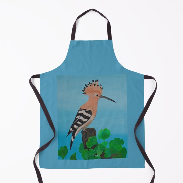 Item preview, Hoopoe on a Log with Ginkgo Leaves designed and sold by Agnieszka Gajewska art.