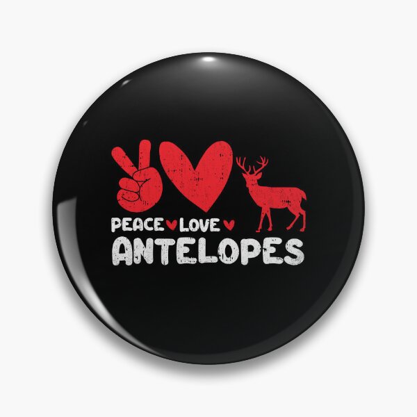 Item preview, Peace - Love - Antelopes Animals lover designed and sold by GabbyKash.