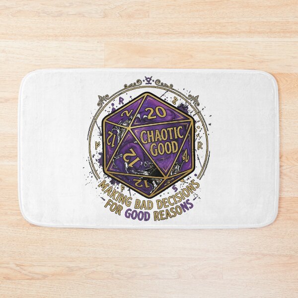 Item preview, Chaotic Good Alignment RPG Gamer Design designed and sold by FlamaC.