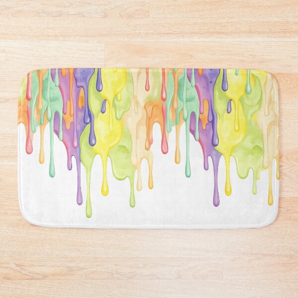 Item preview, Gelato Melt – Abstract Watercolor Drip Sticker designed and sold by MyTutina.