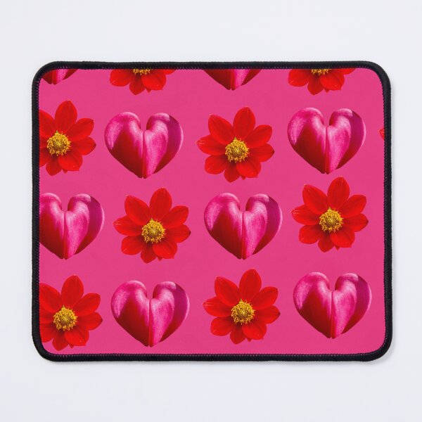 Item preview, Heart and flower pattern designed and sold by happytraveller1.
