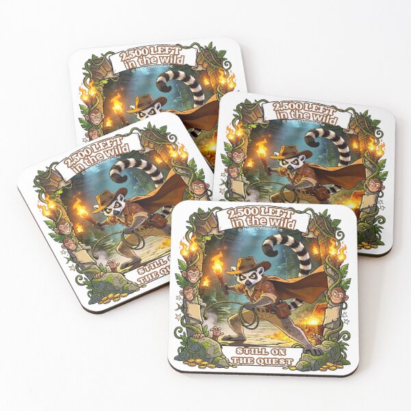 Item preview, Funny Lemur Explorer Gift – Endangered Animal Humor – Birthday Gift Animal Lover Adventure designed and sold by Nature & Moustaches.