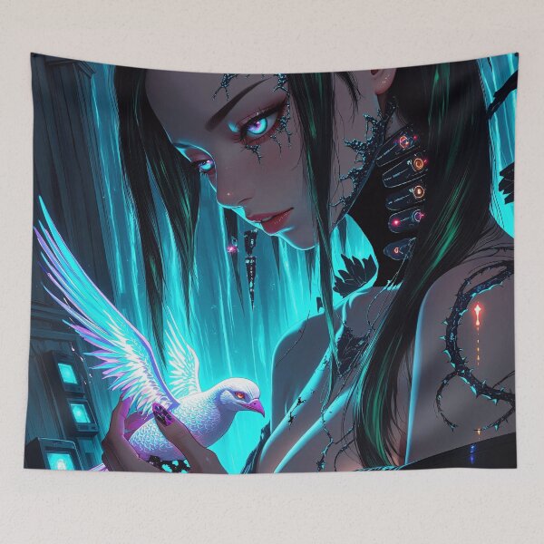 Item preview, Tender Darkness: Neon Dove Sentinel designed and sold by Insomnia Art Designs.