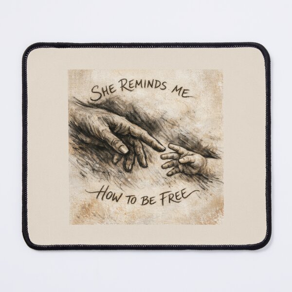 Item preview, How To Be Free Mother and Child Sketch designed and sold by SplashTastic.