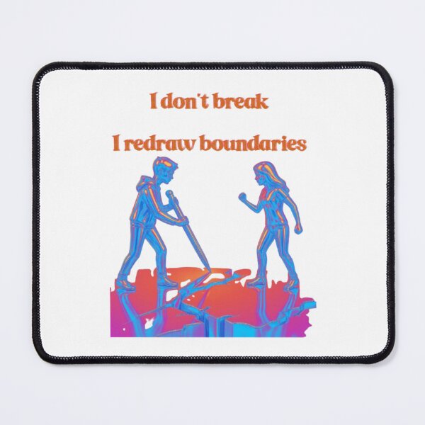 Item preview, Redrawing Boundaries | Bold Thermal Art Empowerment Quote designed and sold by Miheerala.