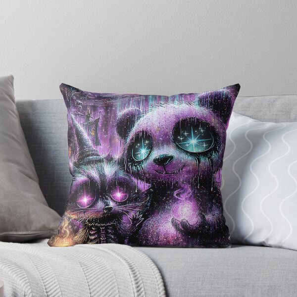 Item preview, Cosmic Gothic Panda  Purple Galaxy Dream designed and sold by DonaldWaltersxx.
