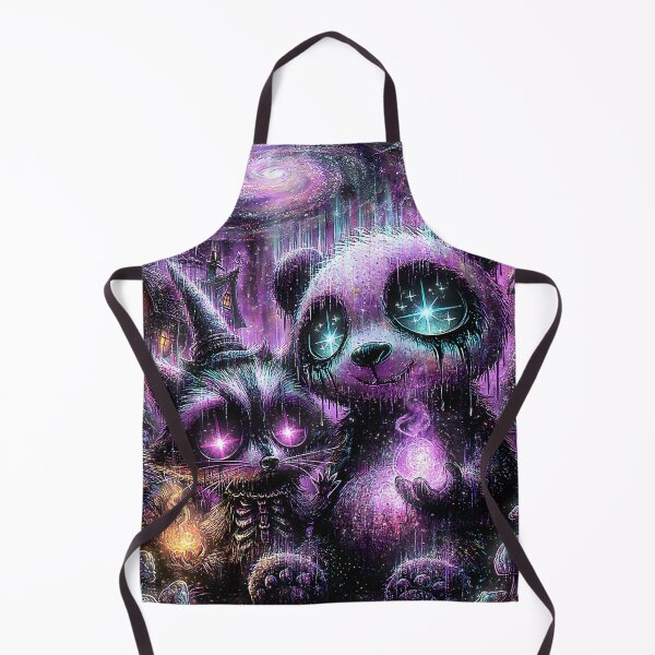 Item preview, Cosmic Gothic Panda Purple Galaxy Dream designed and sold by DonaldWaltersxx.