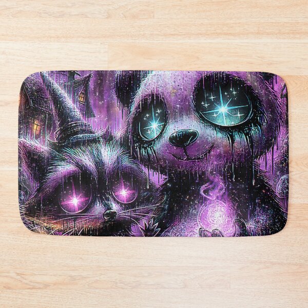 Item preview, Cosmic Gothic Panda  Purple Galaxy Dream designed and sold by DonaldWaltersxx.