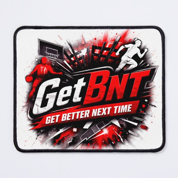 Item preview, GetBNT Shirt – Get Better Next Time Red Edition | Athlete Motivation, Basketball Training Tee, Mental Toughness Apparel designed and sold by CoachWheeler.
