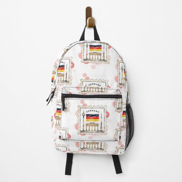 Item preview, German Postage Stamp with Germany Flag and Brandenburg Gate Design designed and sold by iamKRUK.
