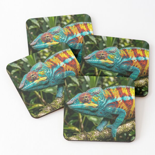 Item preview, Panther chameleon in the middle of a color change designed and sold by Malisa345.