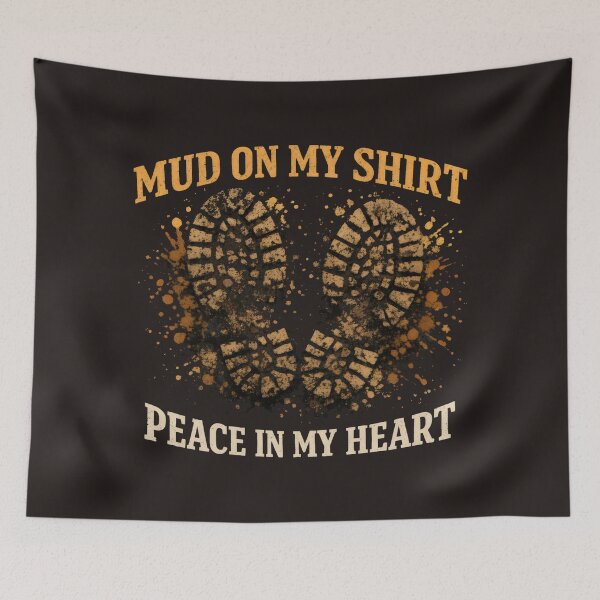 Item preview, Peace In My Heart Muddy Hiking designed and sold by SplashTastic.
