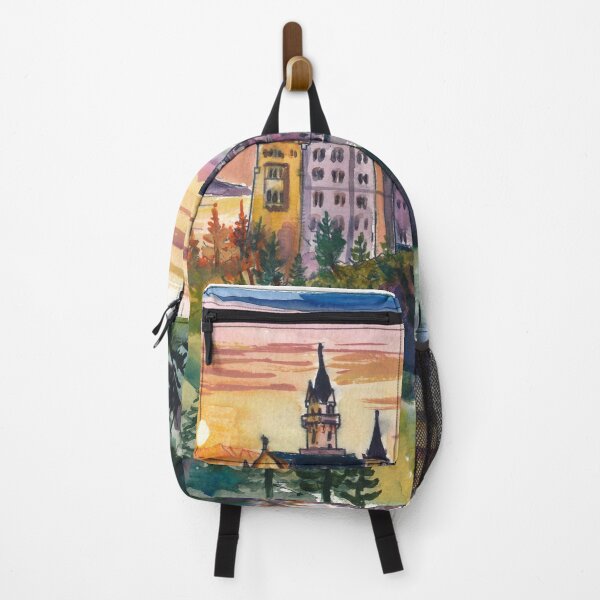 Item preview, Neuschwanstein Castle in Fairy Tale Evening Light designed and sold by artshop77.