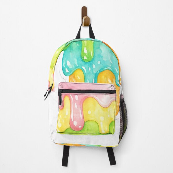 Item preview, Gelato Melt – Abstract Watercolor Ice Cream Drip Sticker designed and sold by MyTutina.