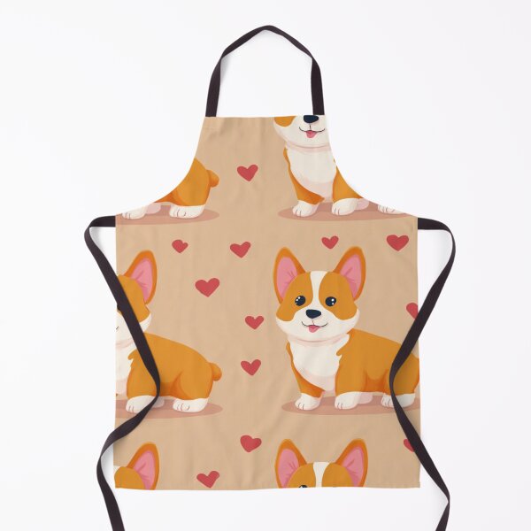 Item preview, Cute Corgi Dog Hearts Pattern Kawaii Puppy Lover designed and sold by NicolasGlowArt.