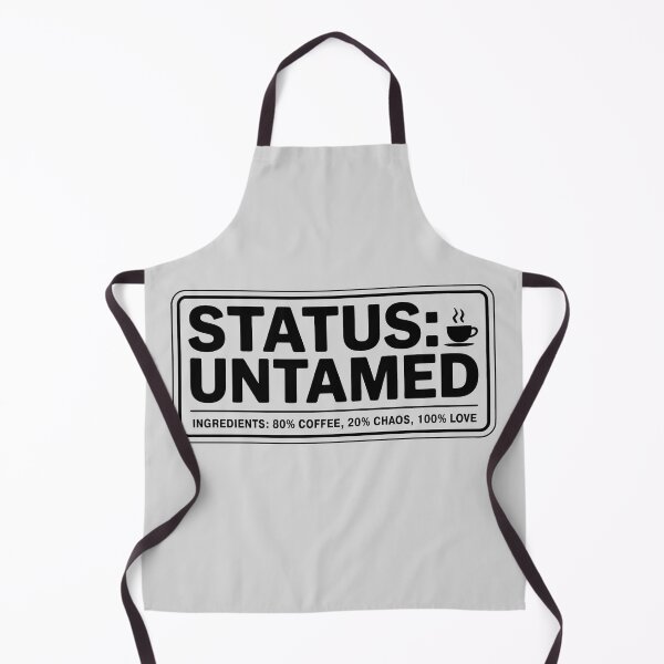 Item preview, Status Untamed Coffee Lover Minimalist designed and sold by SplashTastic.