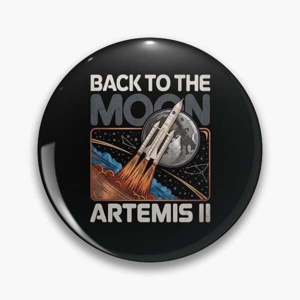 Item preview, Artemis II Back To The Moon Mission Space Exploration Rocket Launch designed and sold by Bongocomic.