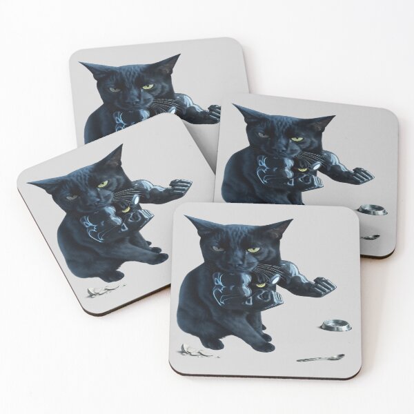 Item preview, Iron Cat House Menace Illustration designed and sold by POD DYNASTY.