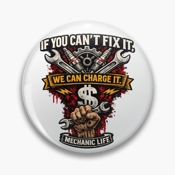 Item preview, If You Can’t Fix It We Can Charge It – Funny Mechanic Shirt – Sarcastic Garage Humor designed and sold by Paddy36777.