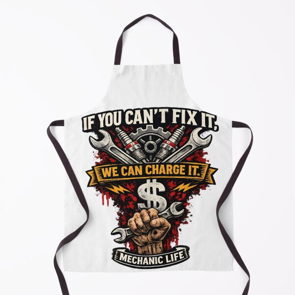 Item preview, If You Can’t Fix It We Can Charge It – Funny Mechanic Shirt – Sarcastic Garage Humor designed and sold by Paddy36777.