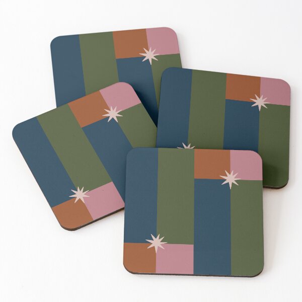 Item preview, Retro Geometric Color Block – Abstract Mid Century Pattern designed and sold by prikanashiro.