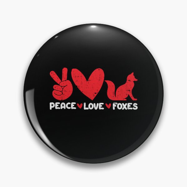 Item preview, Peace - Love - Foxes Animals lover designed and sold by GabbyKash.
