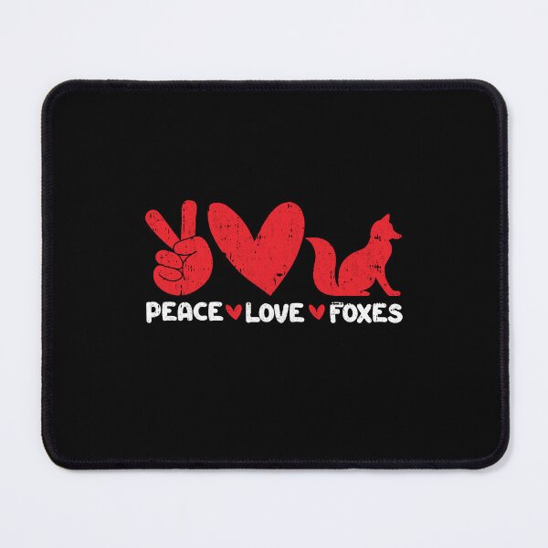 Item preview, Peace - Love - Foxes Animals lover designed and sold by GabbyKash.